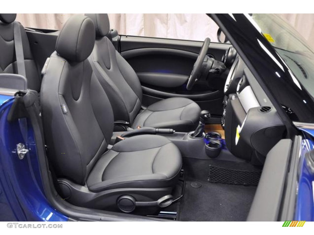 Carbon Black Interior 2013 Mini Cooper Convertible Photo #72166230