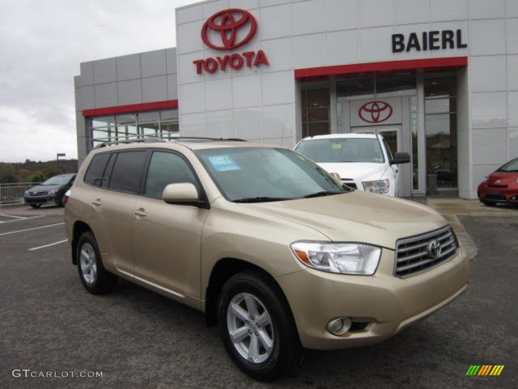 2010 Highlander SE 4WD - Sandy Beach Metallic / Sand Beige photo #1