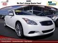 Moonlight White 2010 Infiniti G 37 Coupe