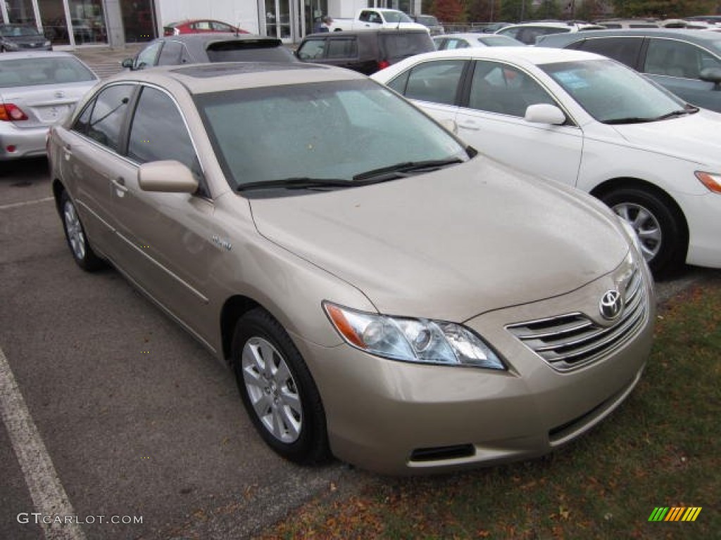 2008 Camry Hybrid - Desert Sand Mica / Bisque photo #1