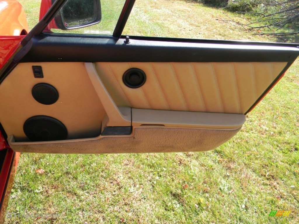 1991 Porsche 911 Carrera 2 Targa Cashmere Beige Door Panel Photo #72167961