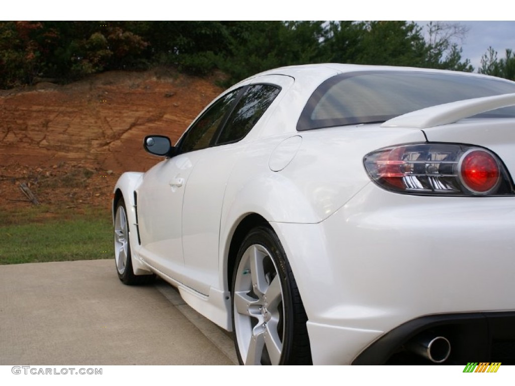 2005 RX-8  - Whitewater Pearl / Black photo #7