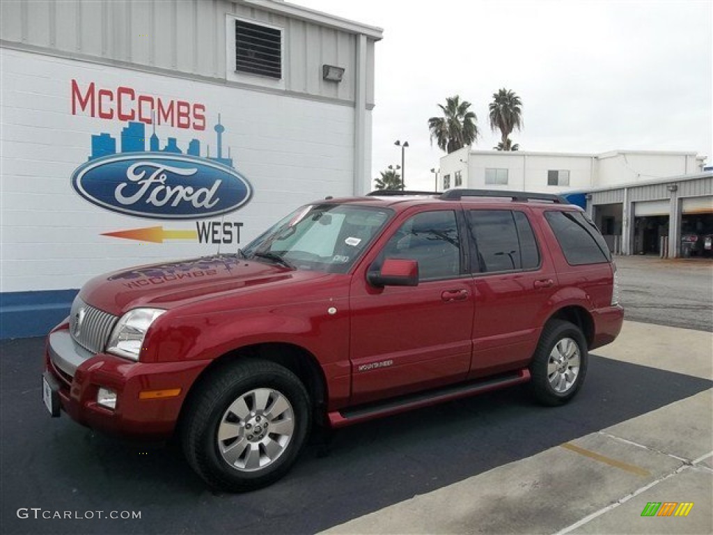 2007 Mountaineer AWD - Vivid Red / Charcoal Black photo #1