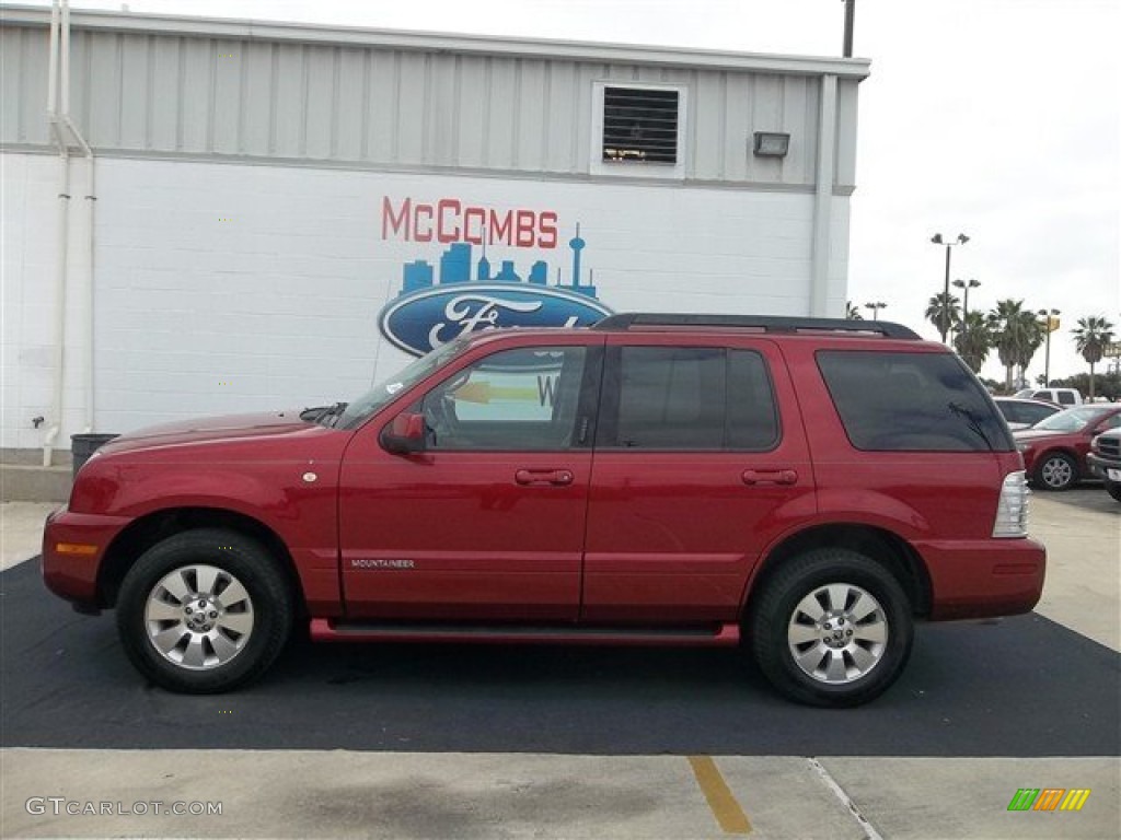 2007 Mountaineer AWD - Vivid Red / Charcoal Black photo #2