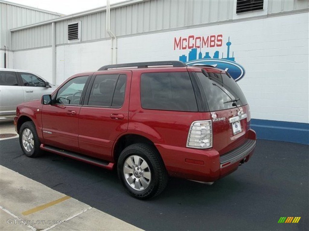 2007 Mountaineer AWD - Vivid Red / Charcoal Black photo #3