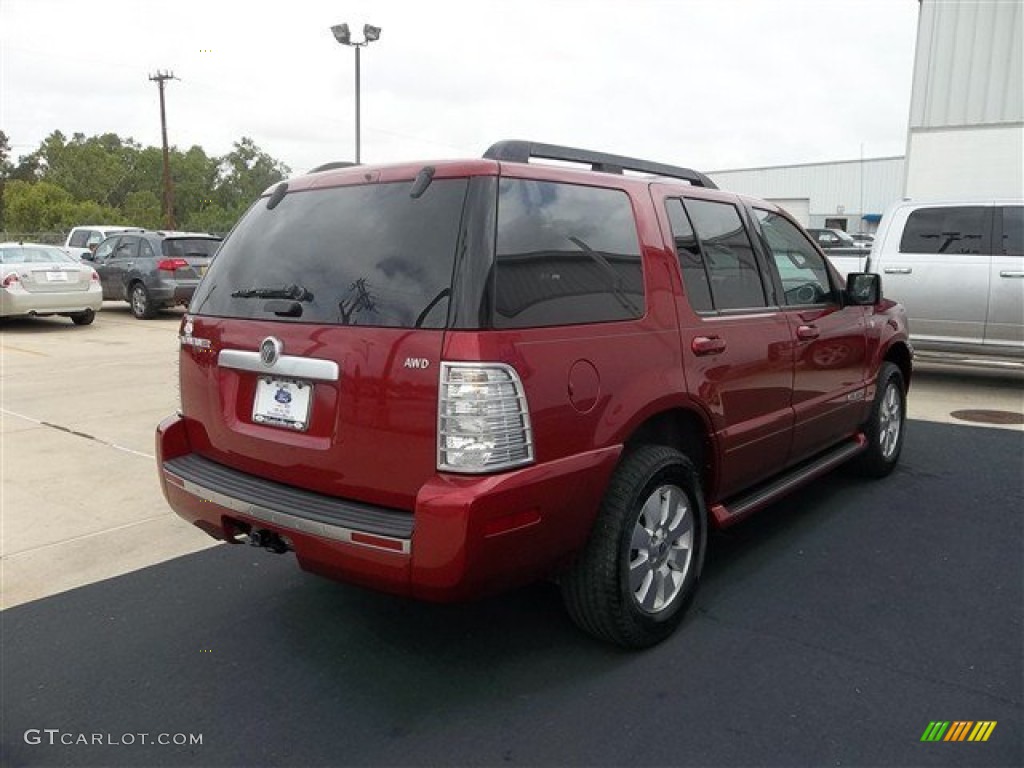 2007 Mountaineer AWD - Vivid Red / Charcoal Black photo #9