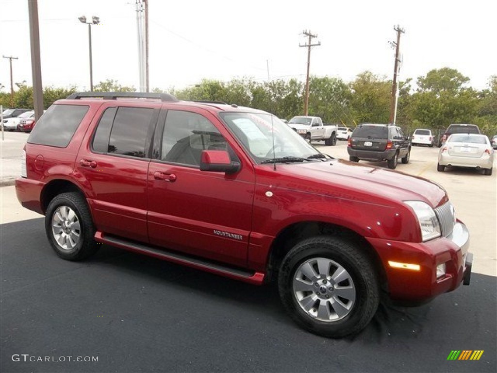 2007 Mountaineer AWD - Vivid Red / Charcoal Black photo #11