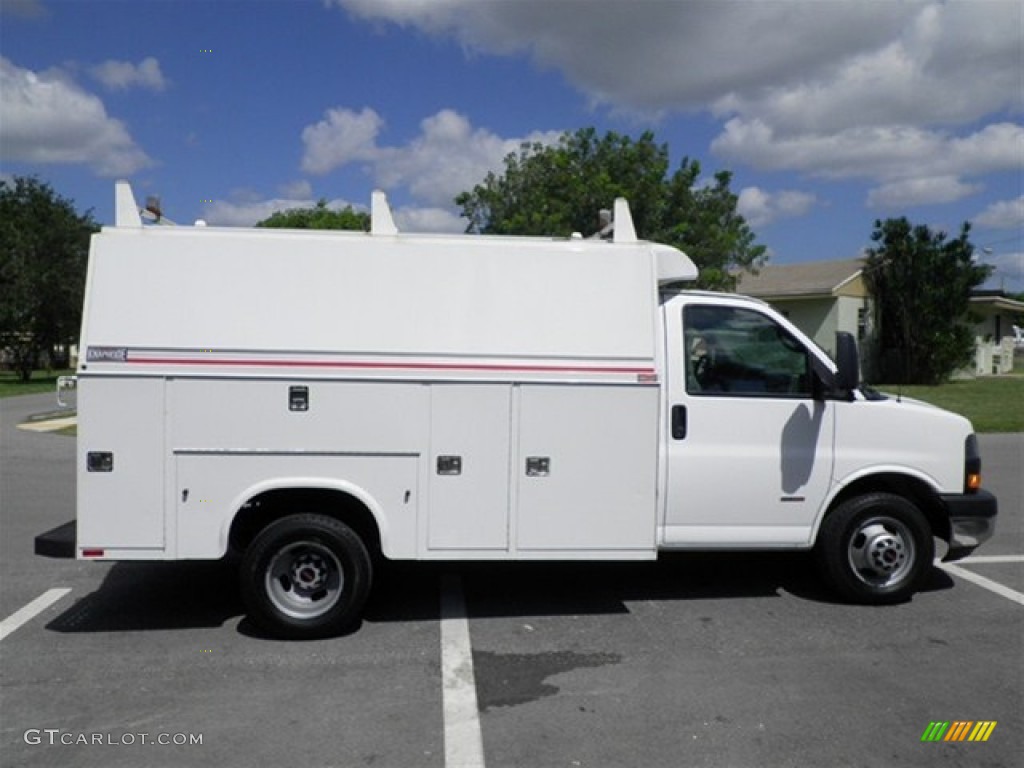 White 2006 GMC Savana Cutaway 3500 Commercial Utility Truck Exterior Photo #72170337