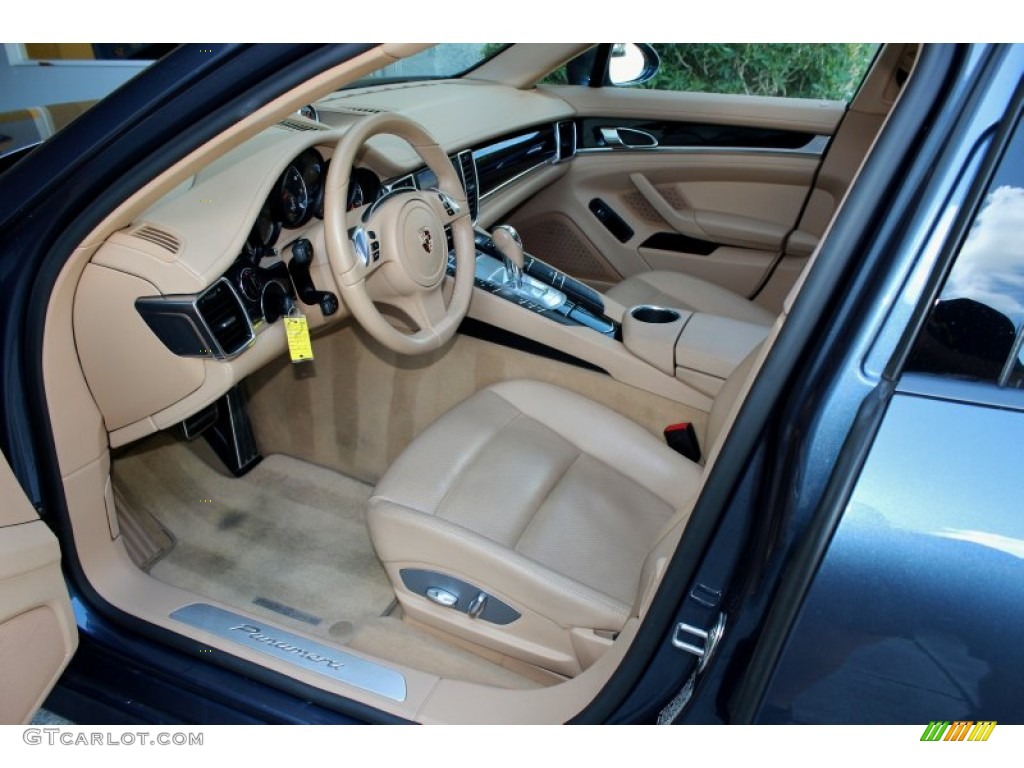 Luxor Beige Interior 2011 Porsche Panamera V6 Photo #72170622