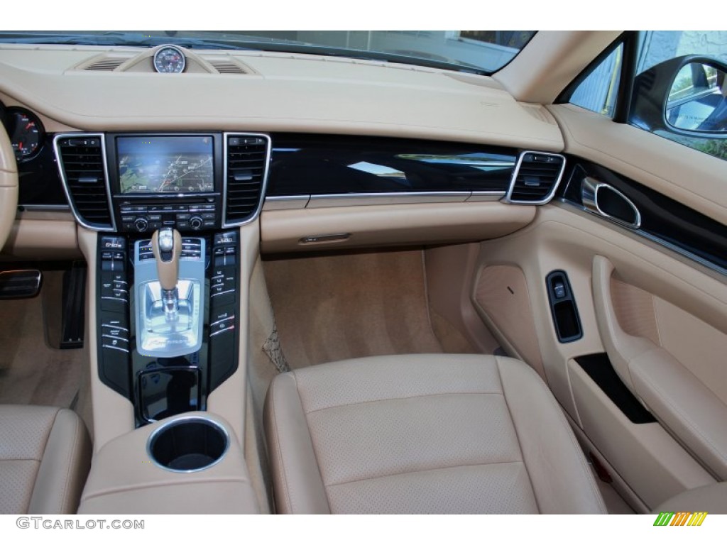 2011 Porsche Panamera V6 Luxor Beige Dashboard Photo #72170790