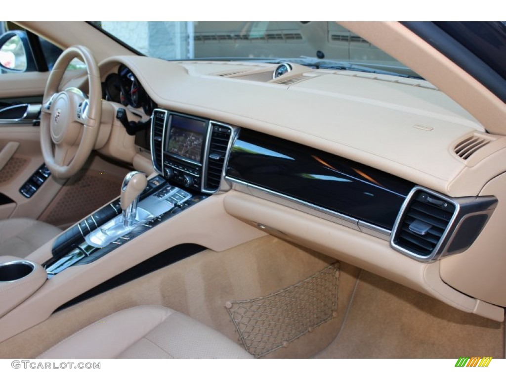 2011 Porsche Panamera V6 Luxor Beige Dashboard Photo #72170838