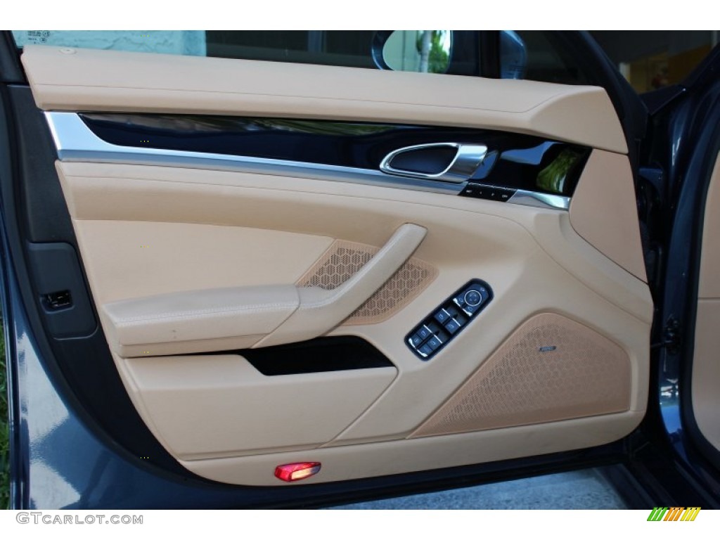 2011 Porsche Panamera V6 Luxor Beige Door Panel Photo #72171143