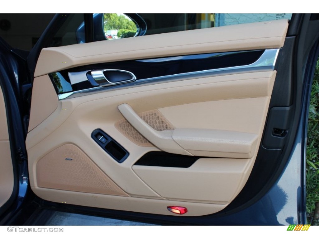 2011 Porsche Panamera V6 Luxor Beige Door Panel Photo #72171168