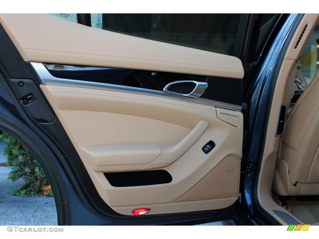 2011 Porsche Panamera V6 Luxor Beige Door Panel Photo #72171192