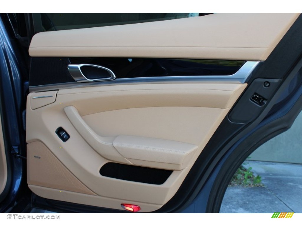 2011 Porsche Panamera V6 Luxor Beige Door Panel Photo #72171216