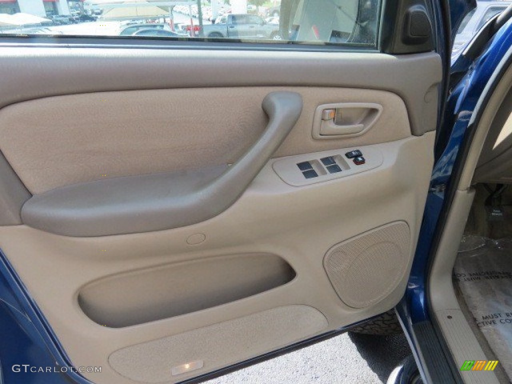 2006 Tundra SR5 Double Cab - Spectra Blue Mica / Taupe photo #10