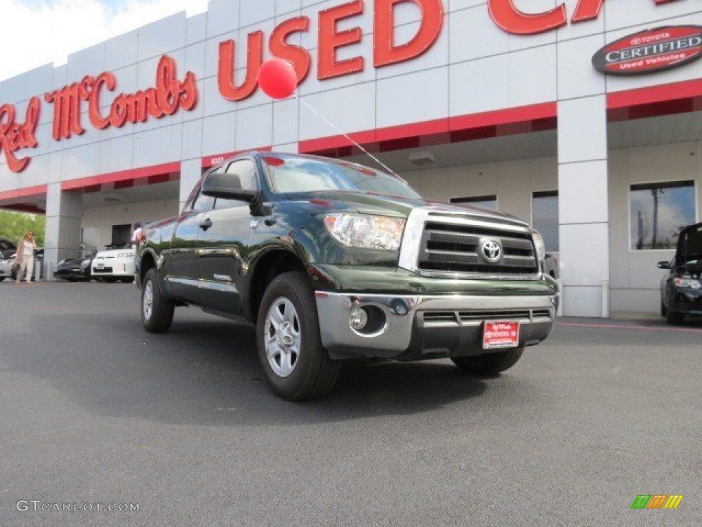 2010 Tundra Double Cab - Spruce Green Mica / Sand Beige photo #1