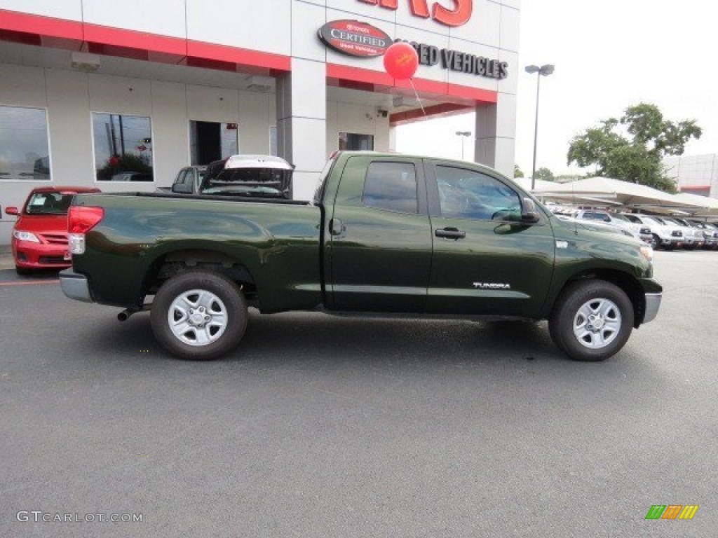 2010 Tundra Double Cab - Spruce Green Mica / Sand Beige photo #8