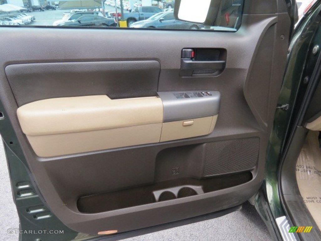 2010 Tundra Double Cab - Spruce Green Mica / Sand Beige photo #10