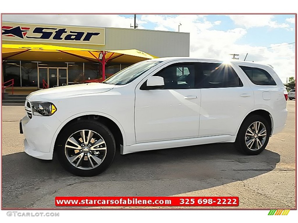 2013 Durango Rallye - Bright White / Black photo #1