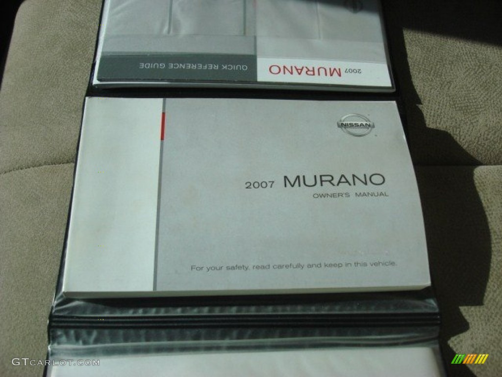2007 Murano S AWD - Glacier Pearl White / Cafe Latte photo #21