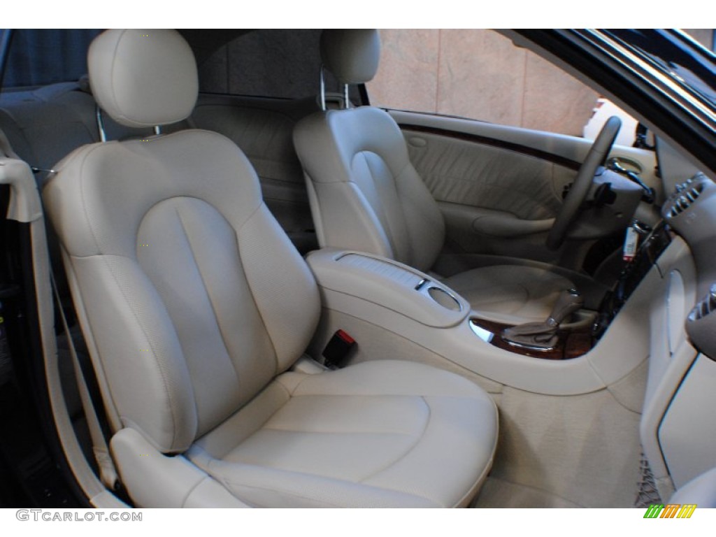 Stone Interior 2008 Mercedes-Benz CLK 550 Coupe Photo #72175083