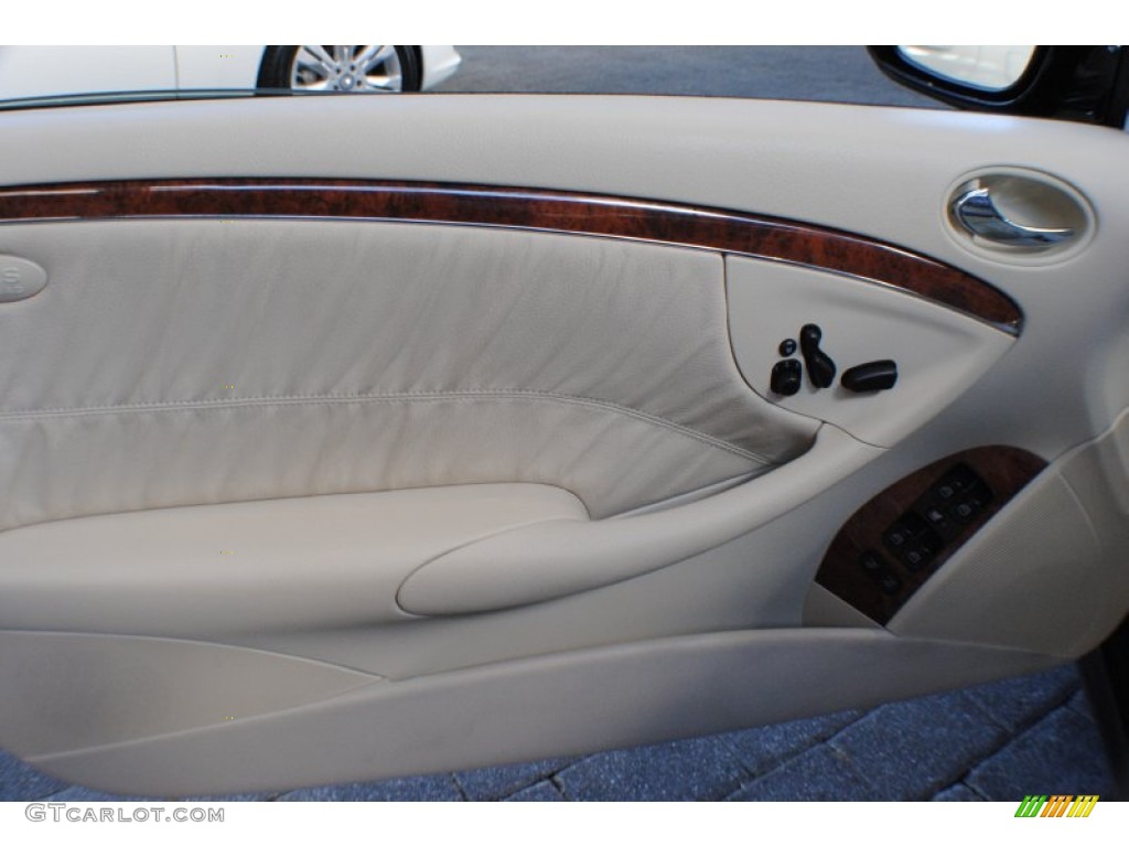 2008 Mercedes-Benz CLK 550 Coupe Stone Door Panel Photo #72175102