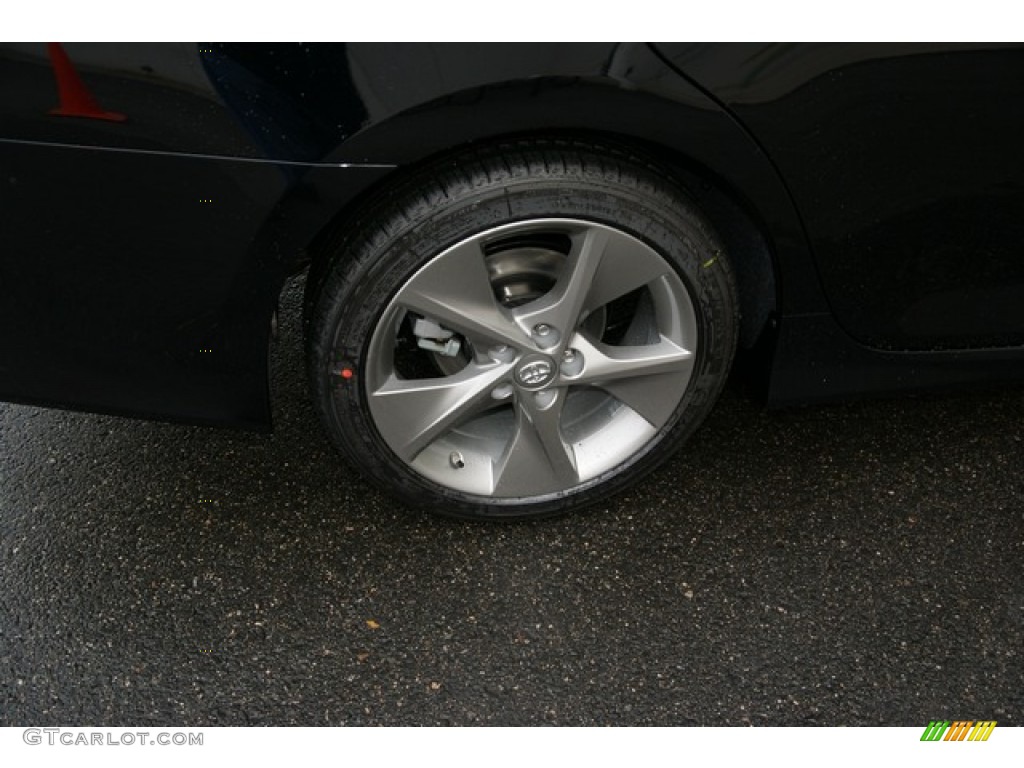 2012 Camry SE V6 - Attitude Black Metallic / Black/Ash photo #9