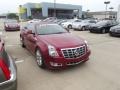 2012 Crystal Red Tintcoat Cadillac CTS Coupe  photo #2