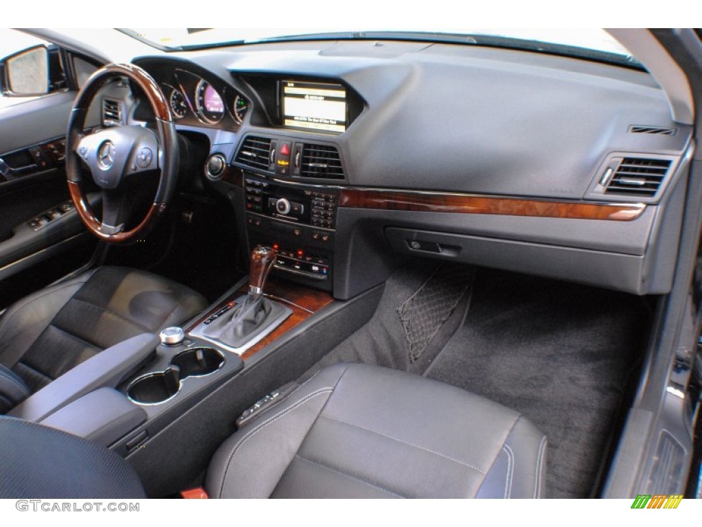 Black Interior 2011 Mercedes-Benz E 350 Coupe Photo #72176448