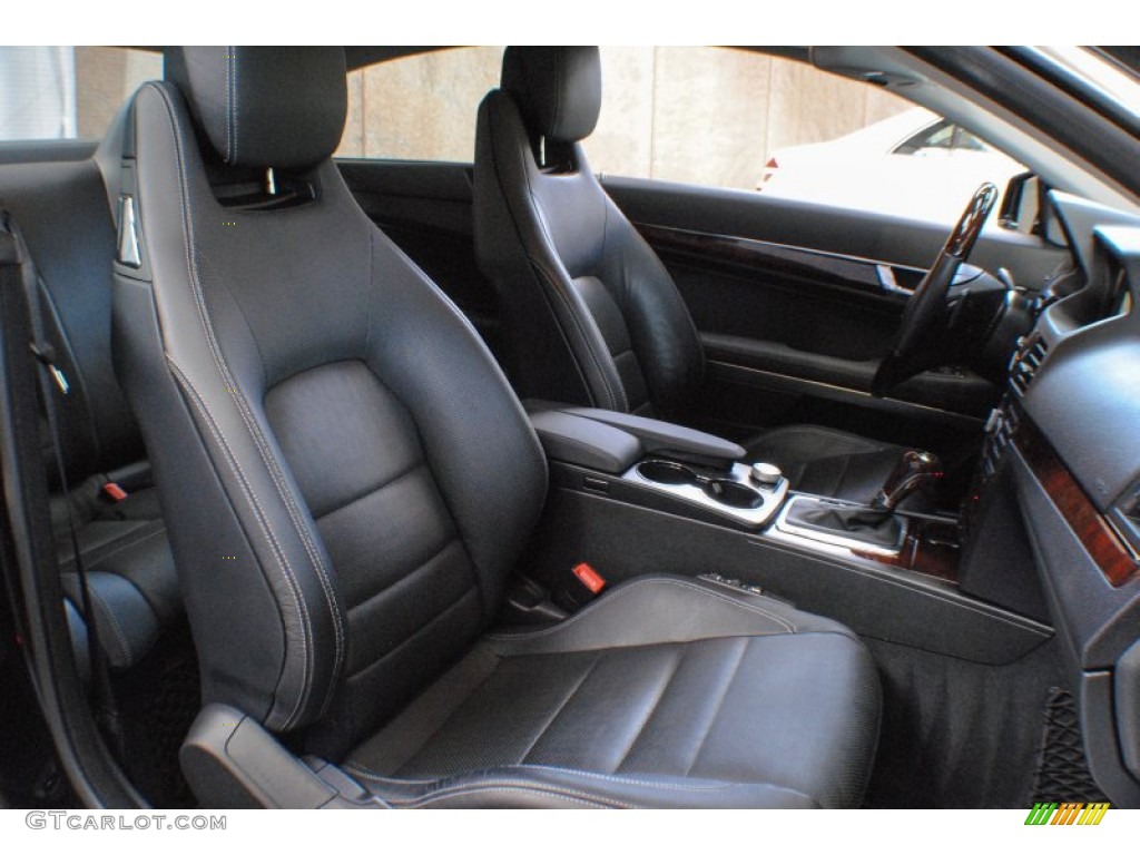 Black Interior 2011 Mercedes-Benz E 350 Coupe Photo #72176472