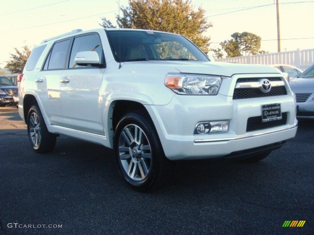 2011 4Runner Limited 4x4 - Blizzard White Pearl / Sand Beige photo #1