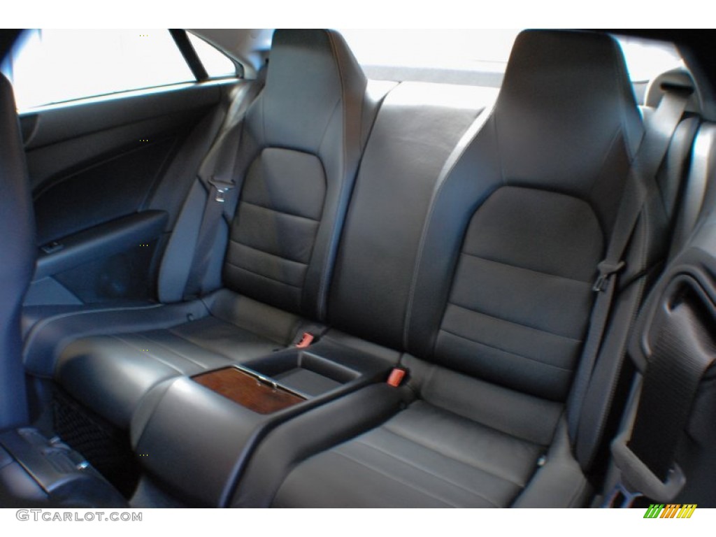 Black Interior 2011 Mercedes-Benz E 350 Coupe Photo #72176673