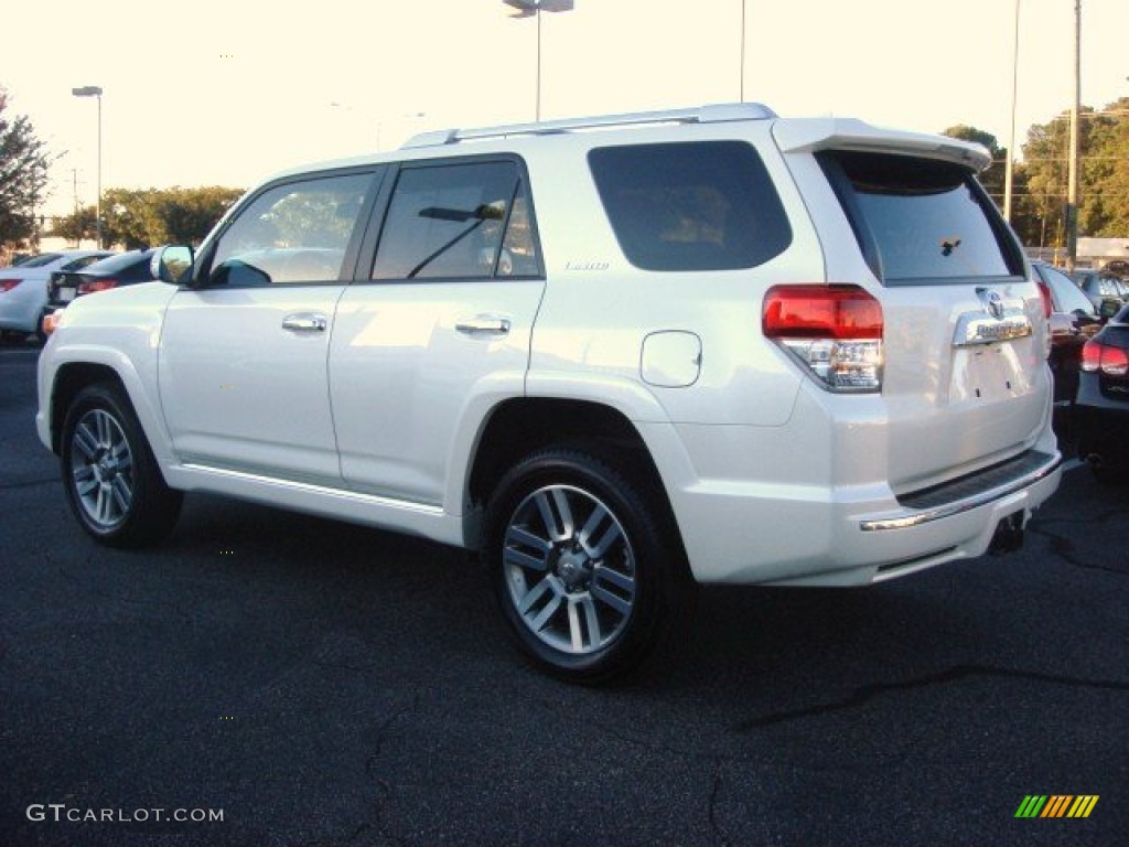 2011 4Runner Limited 4x4 - Blizzard White Pearl / Sand Beige photo #4