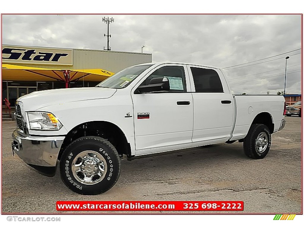 2012 Ram 2500 HD ST Crew Cab 4x4 - Bright White / Dark Slate/Medium Graystone photo #1