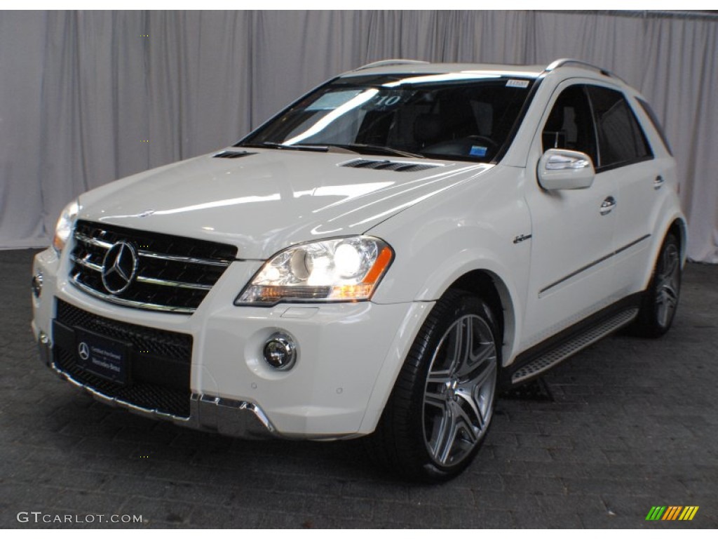 2010 ML 63 AMG 4Matic - Arctic White / Black photo #1