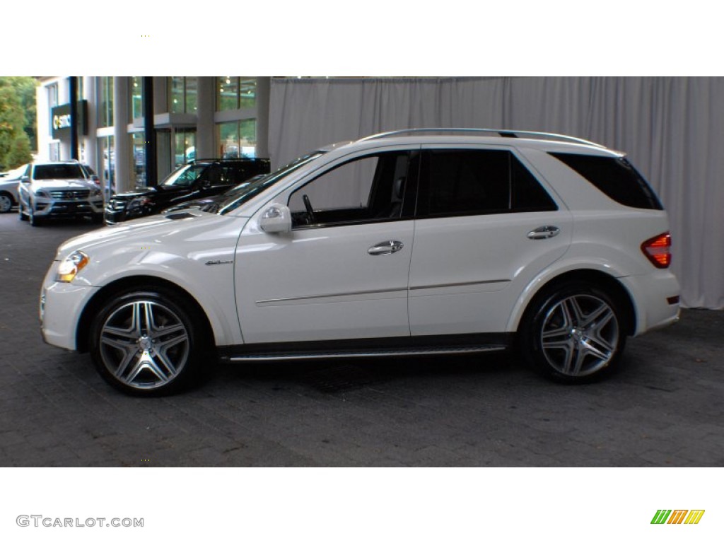 Arctic White 2010 Mercedes-Benz ML 63 AMG 4Matic Exterior Photo #72178077