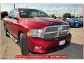 2012 Deep Cherry Red Crystal Pearl Dodge Ram 1500 Laramie Longhorn Crew Cab 4x4  photo #9