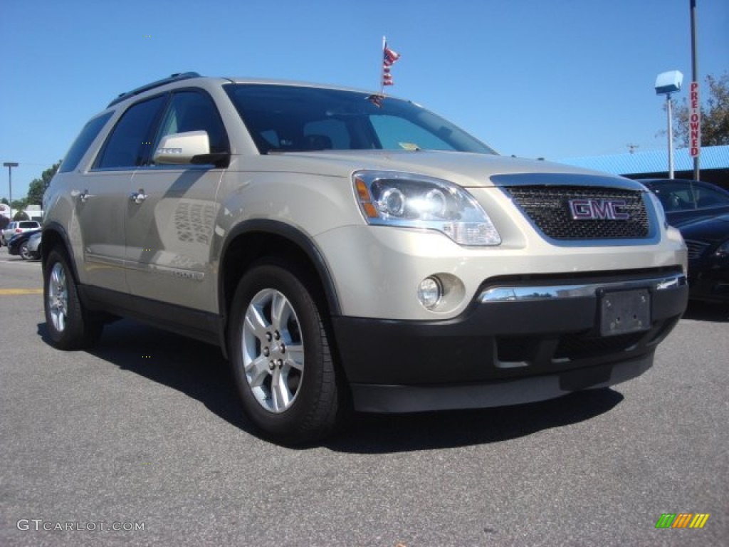 2008 Acadia SLT AWD - Gold Mist Metallic / Ebony photo #1