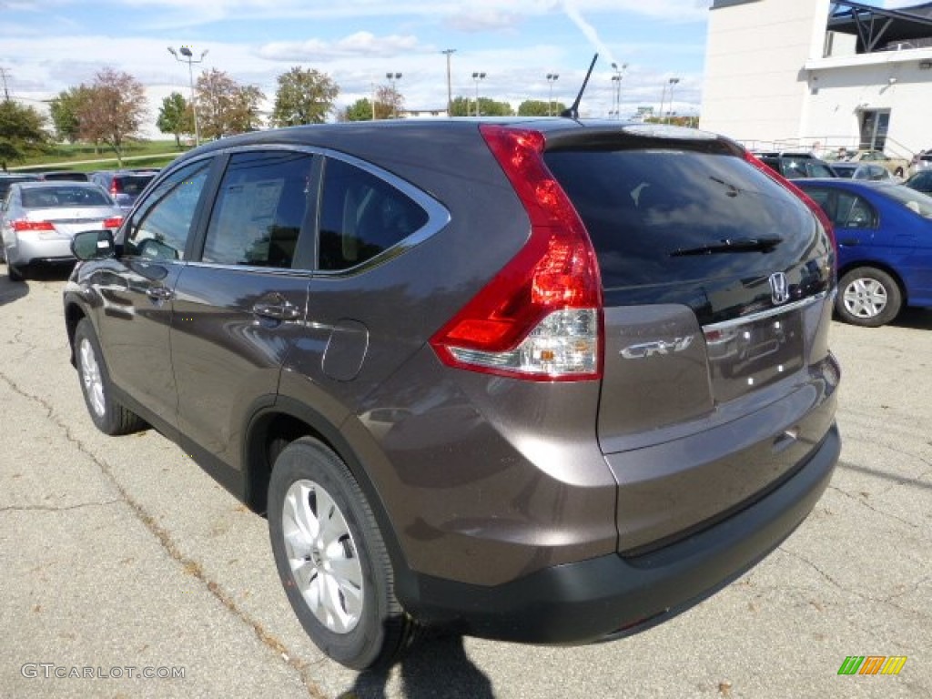 2013 CR-V EX AWD - Urban Titanium Metallic / Beige photo #2