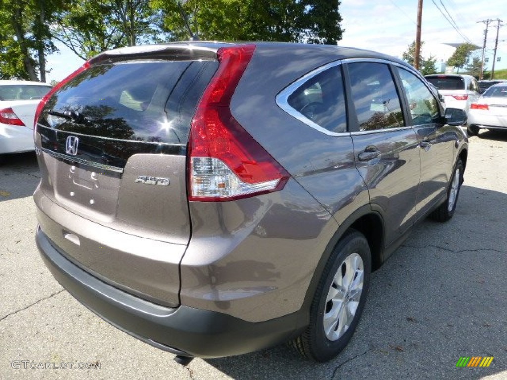 2013 CR-V EX AWD - Urban Titanium Metallic / Beige photo #4