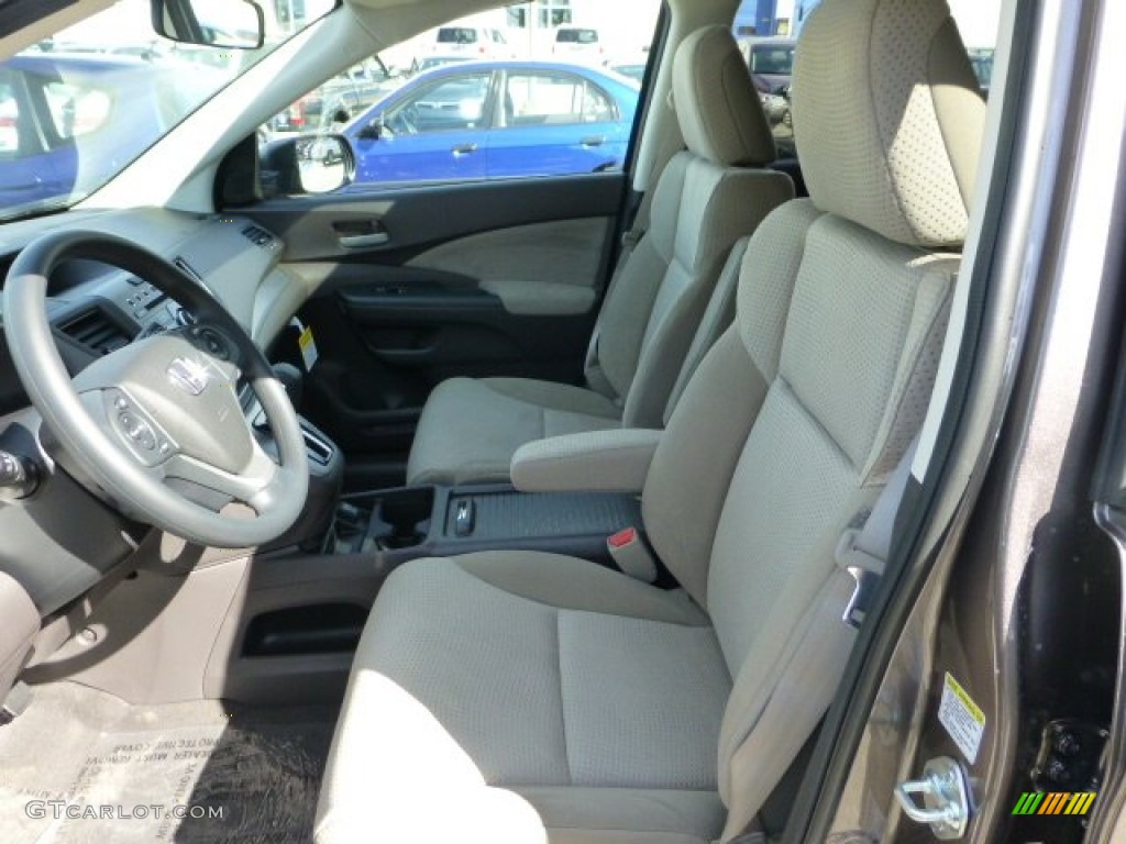 2013 CR-V EX AWD - Urban Titanium Metallic / Beige photo #10