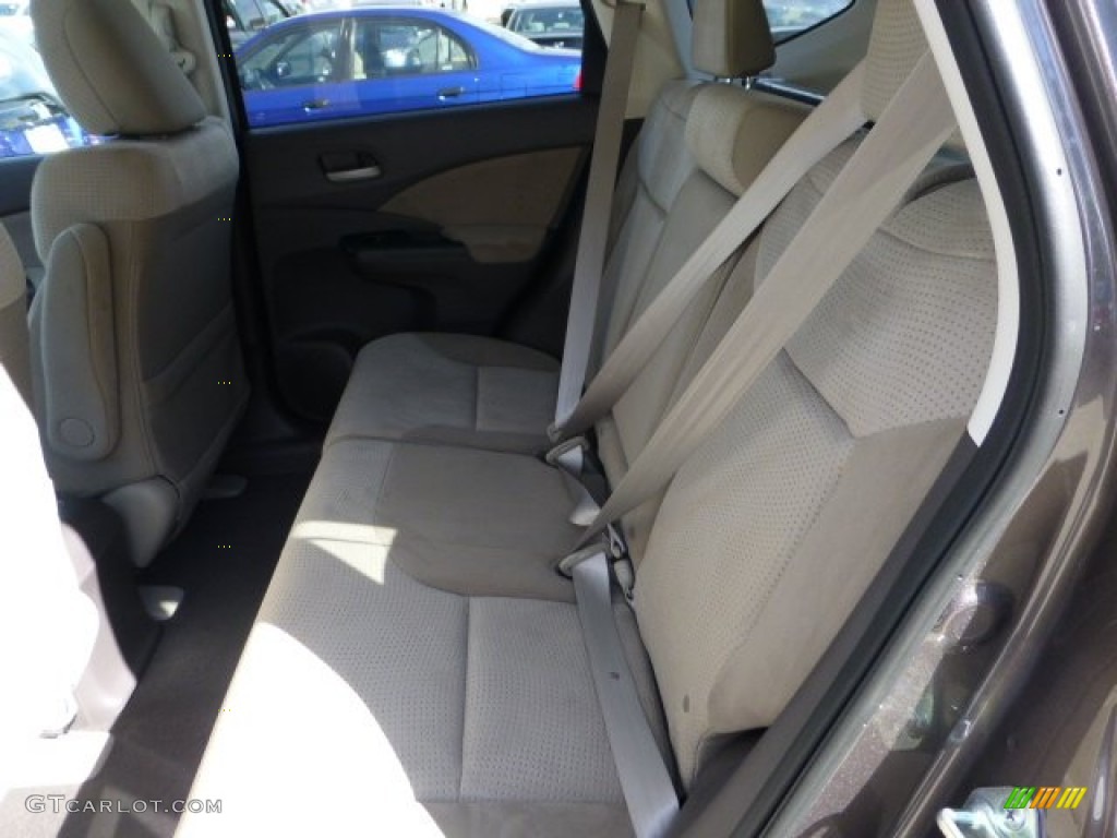 2013 CR-V EX AWD - Urban Titanium Metallic / Beige photo #11