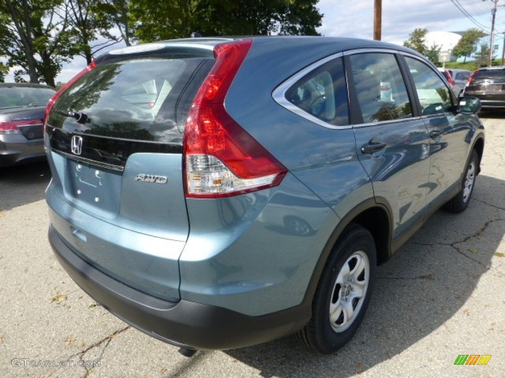 2013 CR-V LX AWD - Mountain Air Metallic / Black photo #4