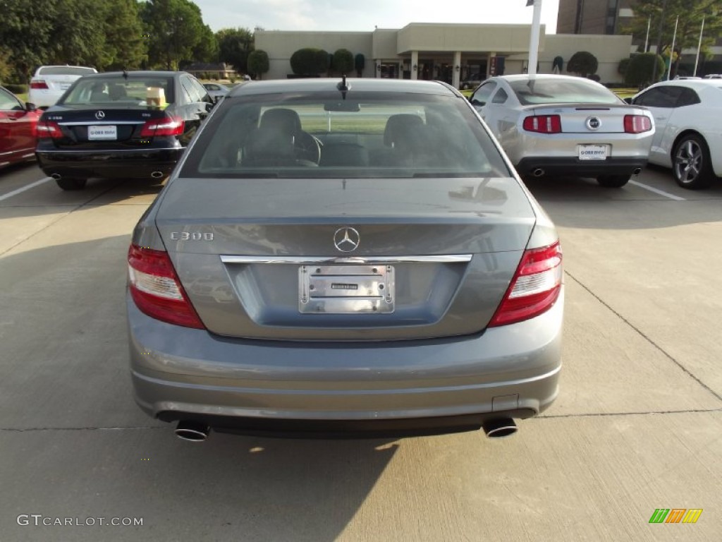 2009 C 300 Sport - Steel Grey Metallic / Black photo #8