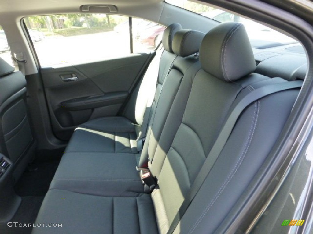 2013 Accord EX-L Sedan - Hematite Metallic / Black photo #11