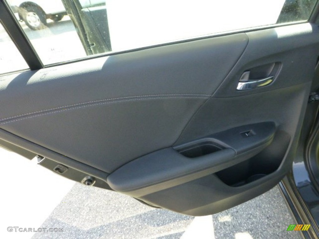 2013 Accord EX-L Sedan - Hematite Metallic / Black photo #13
