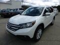 2013 White Diamond Pearl Honda CR-V EX-L AWD  photo #8