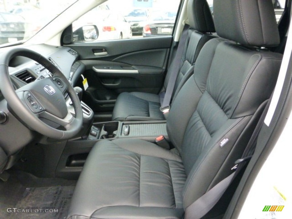 Black Interior 2013 Honda CR-V EX-L AWD Photo #72180603