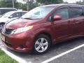 2011 Salsa Red Pearl Toyota Sienna LE  photo #4